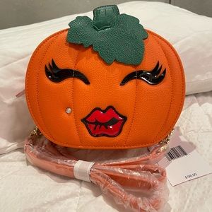 NWT BETSEY JOHNSON Pumpkin Crossbody
